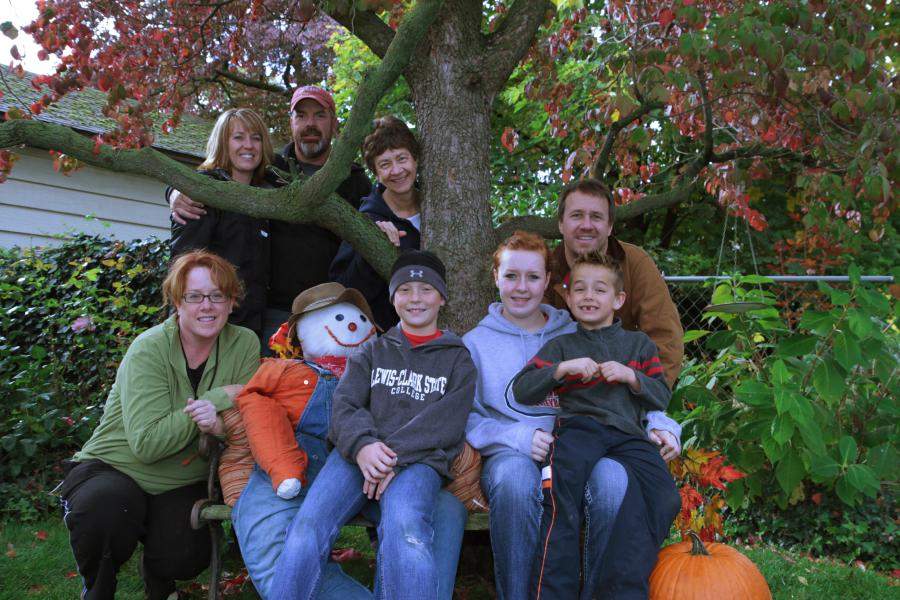 Theresa's Trivia: Family Birthday Gift - Yard cleanup