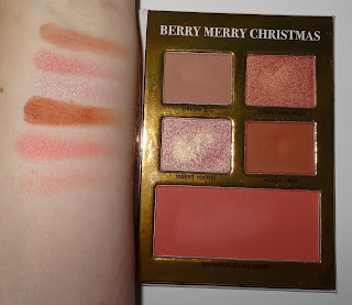 Too Faced Gingerbread Lane Berry Merry Christmas palette