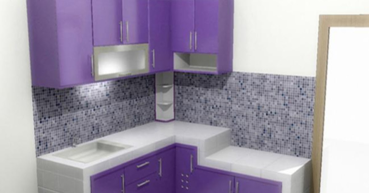 Keramik Dinding Dapur Ungu