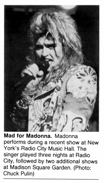 Madonna On The Cover Of A Magazine Otcoam Rare Madonna Photos Best Madonna Photos 1985 Virgin Tour Clipping Photographed By Chuck Pulin
