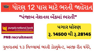 Punjab - National Bank Gujarat Peon Recruitment 2021
