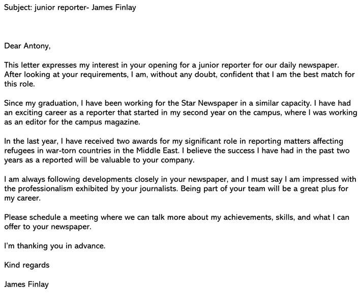 Cover Letter Examples For Journalism Internship 89 Co vrogue.co