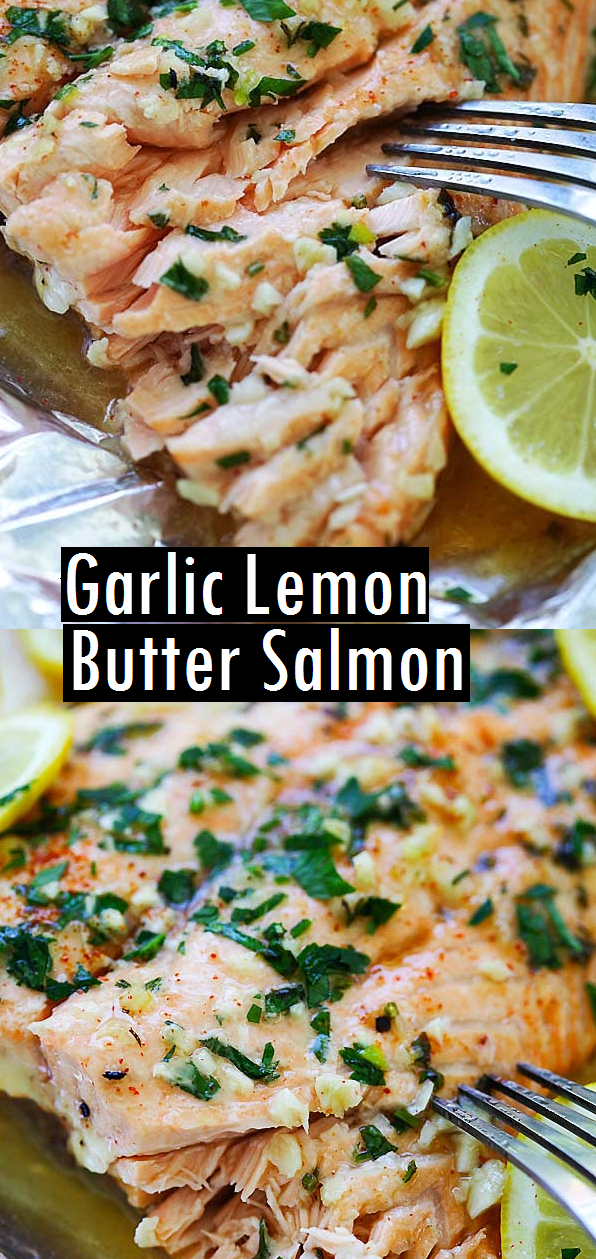 Garlic Lemon Butter Salmon - Dessert & Cake Recipes