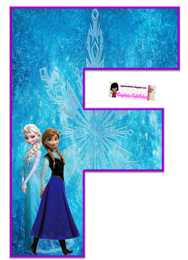 Abecedario Frozen Para Imprimir Gratis Las letras de frozen tienen un