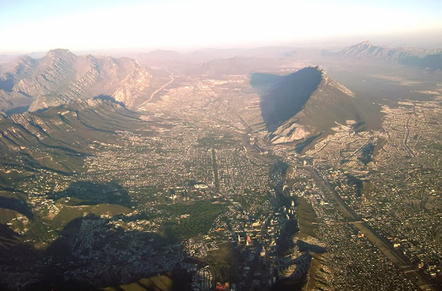 Vista aérea de Monterrey – México