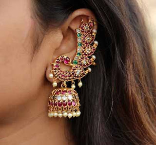 South Indian Jewellery: Kempu Stone Jewellery - South Indian Special