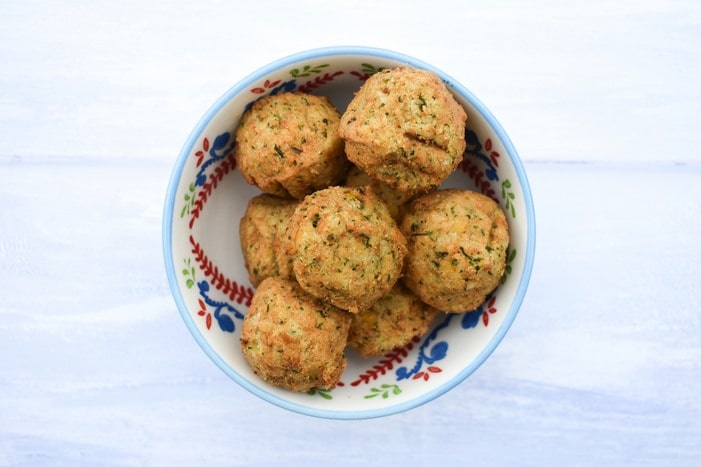 A bowl of falafel