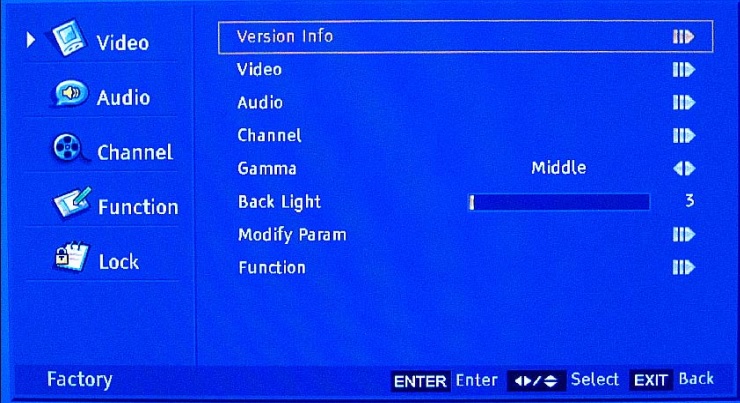 Electro help: Haier HLC32R1 LCD TV How to enter the service mode