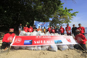 HUT ke-75 RI, T-FOB Bersama Campladean Bersih-Bersih Pantai dan Laut TWA Batuputih