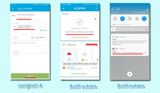 Mudah! Cara Top Up OVO dengan BTPN Jenius