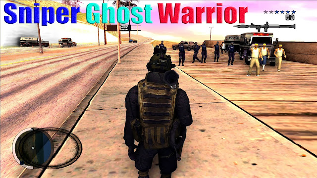 GTA San Andreas Sinper Rifle Ghost Warrior Mod Pack For Pc