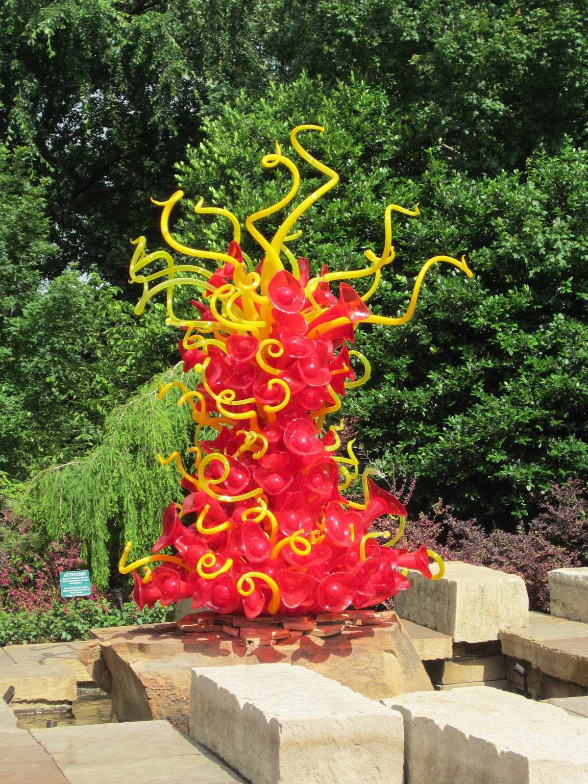 Dallas Arboretum Blooms with Chihuly Glass Sculptures Oh So Cynthia