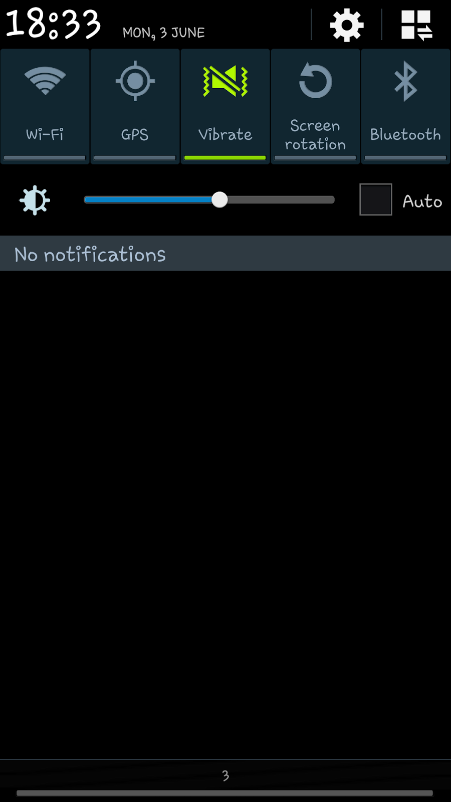 How to change the ordering on the "Notification Panel" on a Samsung