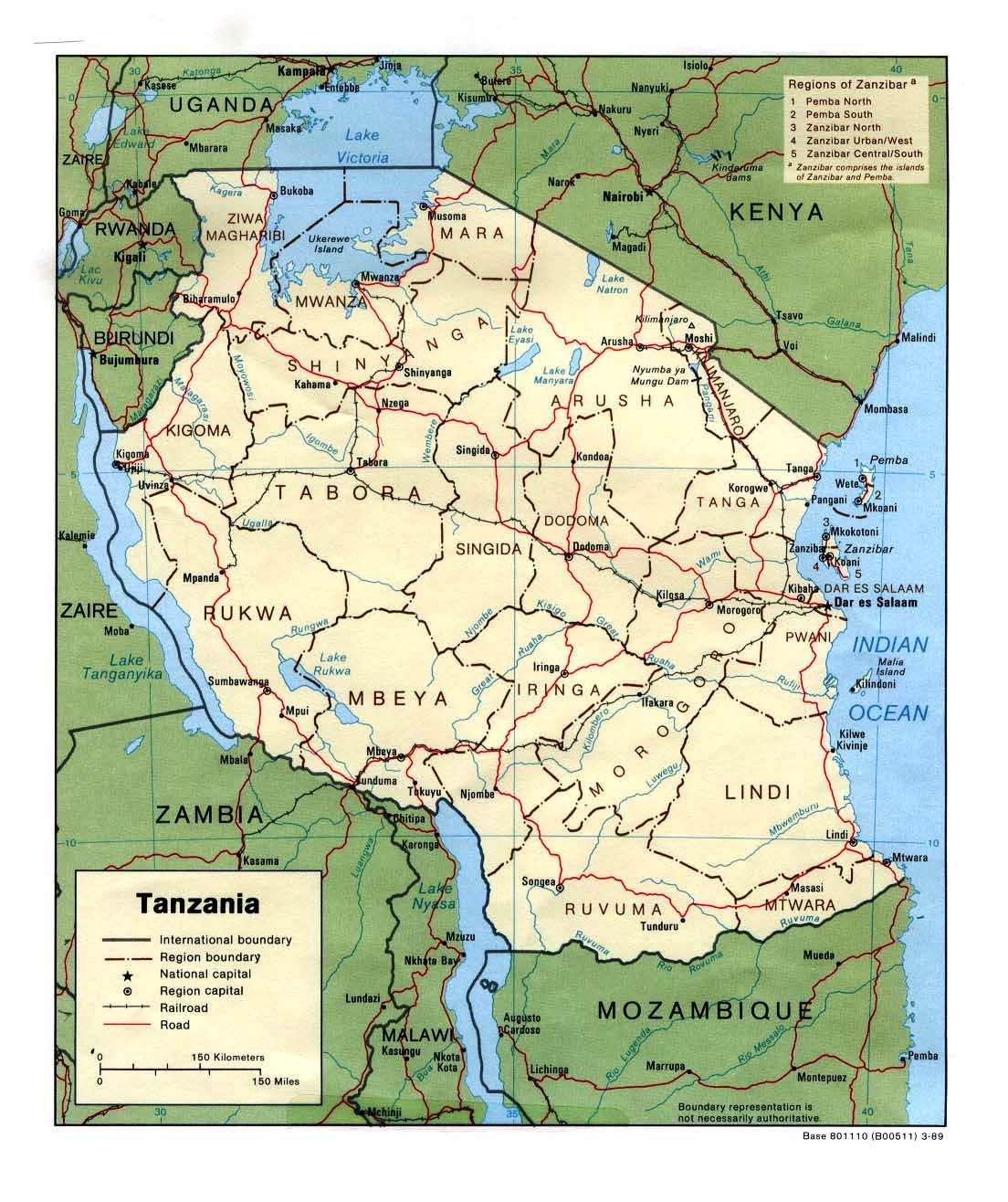 Tansania Landkarte - Karte Vergrossern Tansania Auf Weltkarte / Jamhuri Tansania Landkarte - Karte Vergrossern Tansania Auf Weltkarte / Jamhuri