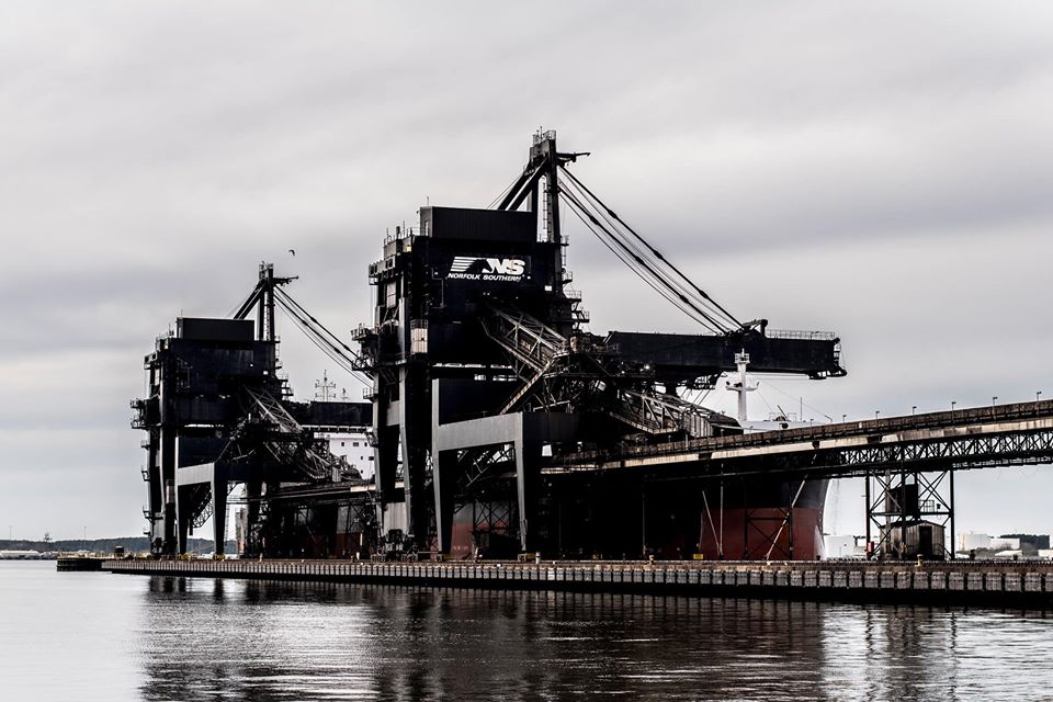 Industrial History NS/N&W Pier 6 is still operational at Lambert's Point