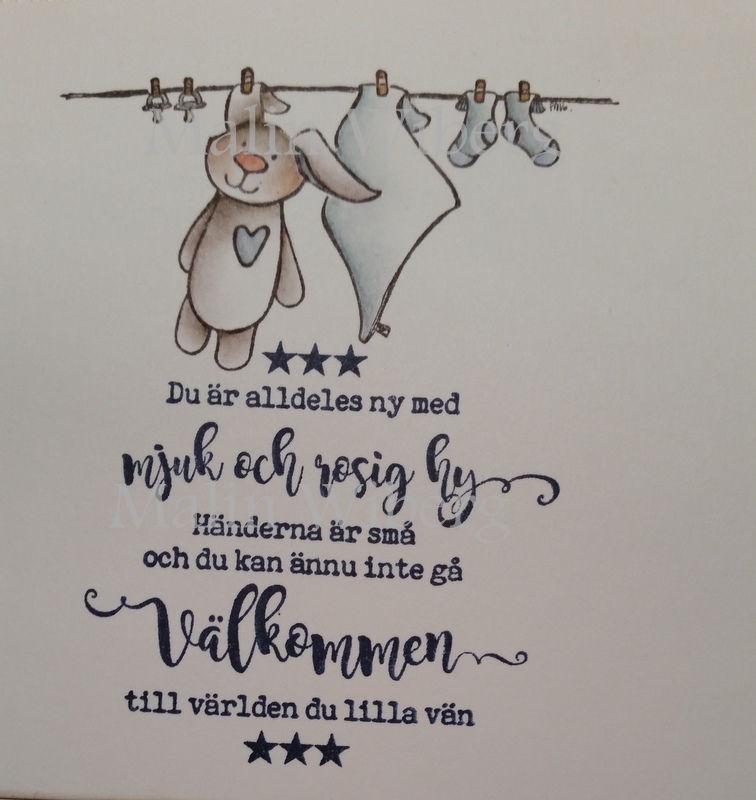 Malin´s Stämplar: Välkommen till världen