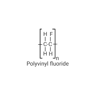This image shows Polyvinyl fluoride or PVF