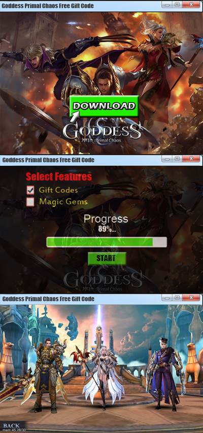 Goddess Primal Chaos Free Gift Code
