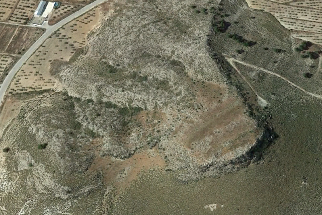 Cerro de las Viñas. Coy. Vista satélite