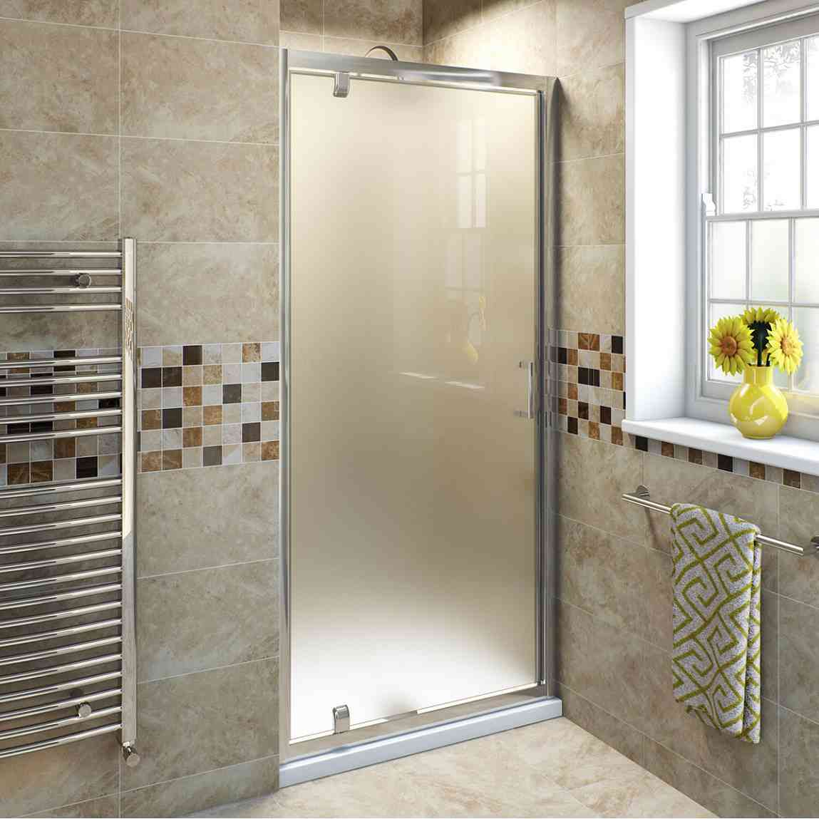 Frosted Sliding Glass Door for Bathroom Great Home Designs