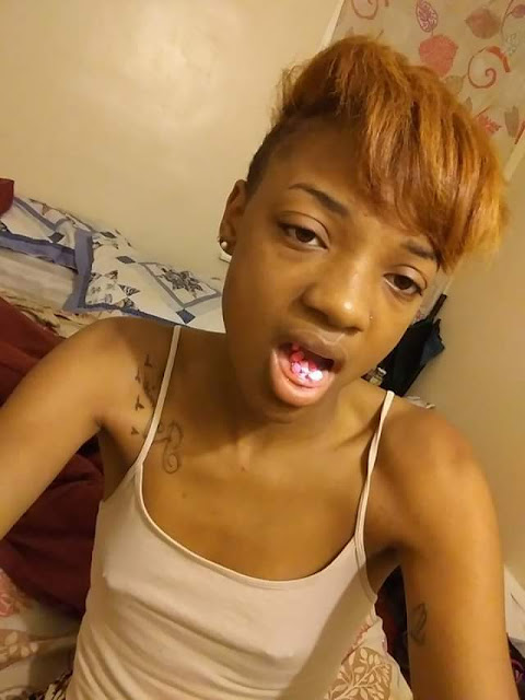 "My time is up I dont want to live" - Beautiful young lady shares photo of herself taking overdose of pills