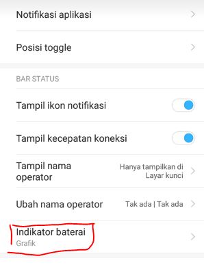 Cara Menampilkan Info Persentase Baterai Xiaomi 6 Pro Zona Pembelajar