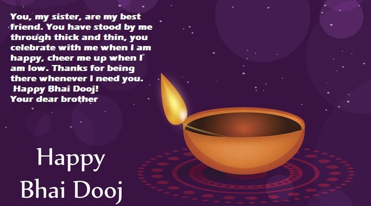Top best wishes of bhai dooj status quotes messages sms image in