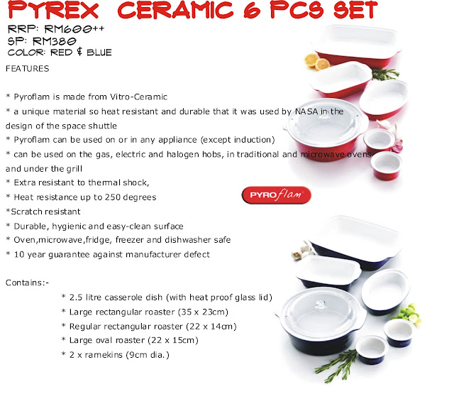 S A K I N A A D A M Jom order Pyrex, Tefal & Whittard!