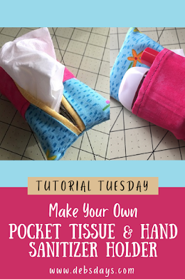 Pocket tissue and hand sanitizer holder