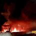 Bus in fiamme sul Raccordo Anulare