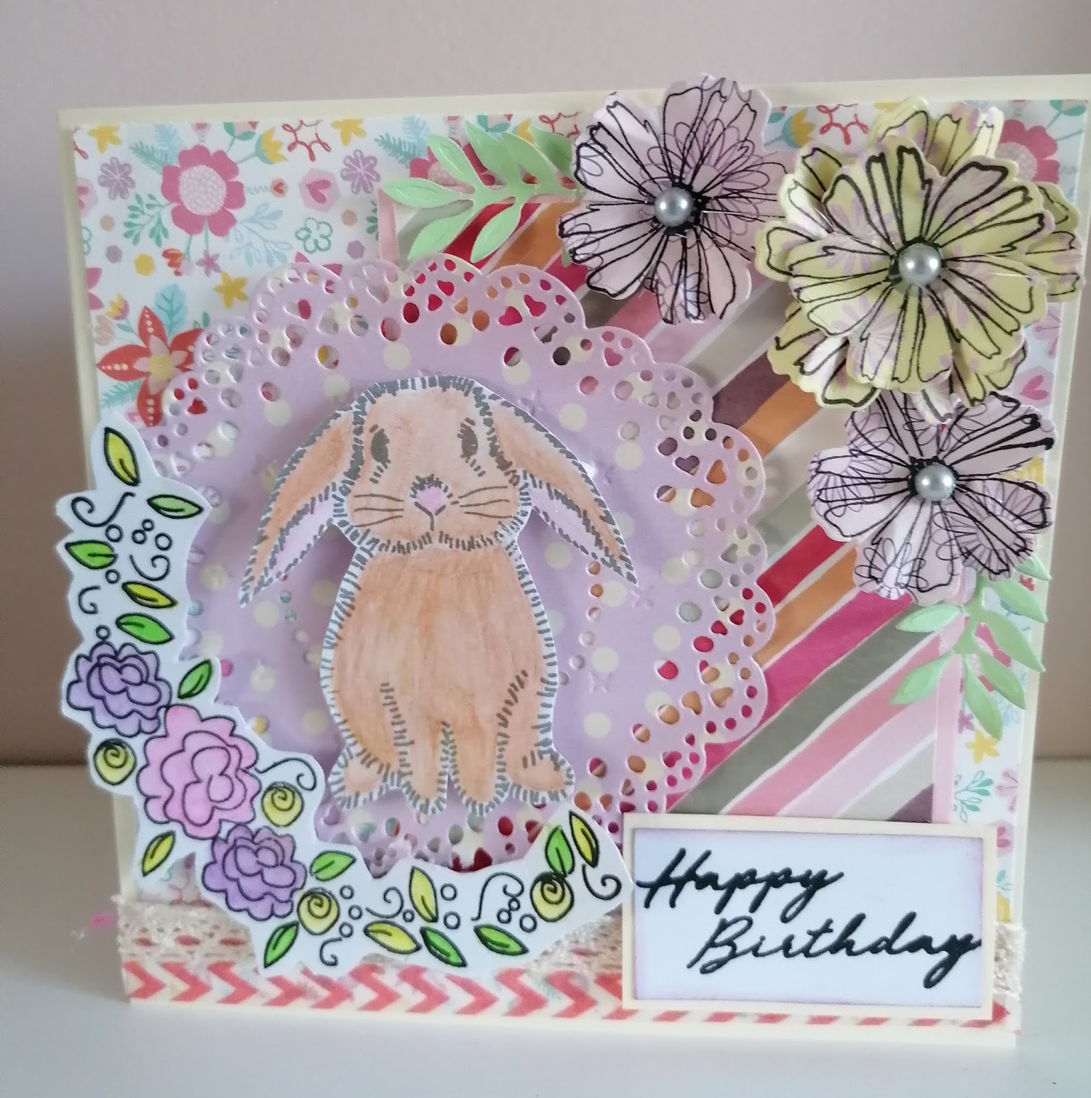 Bunny Birthday card