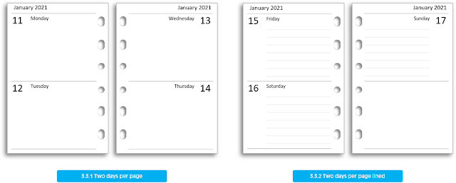 My Life All in One Place: Free 2021 Filofax calendar (diary) downloads ...