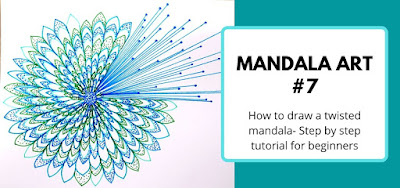 how to draw a mandala