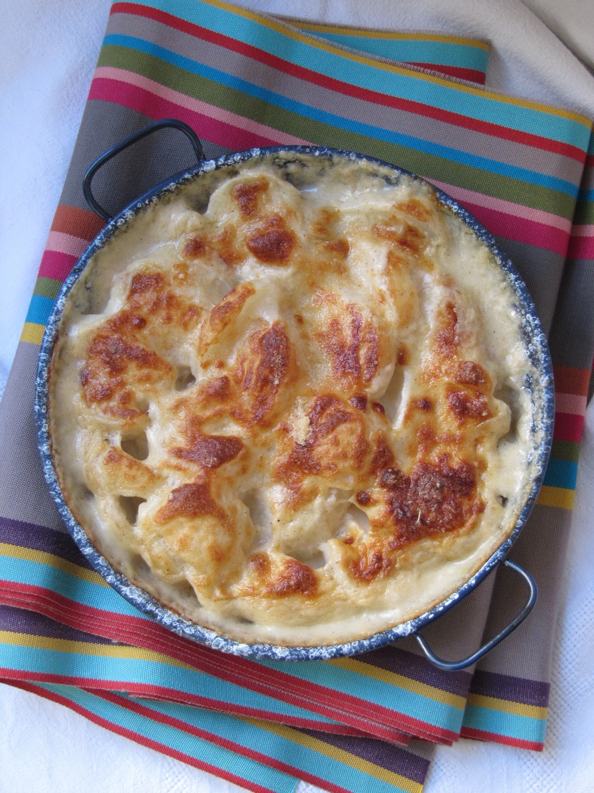 La cuisine d'ici et d'ISCA Gratin de navets au parmesan