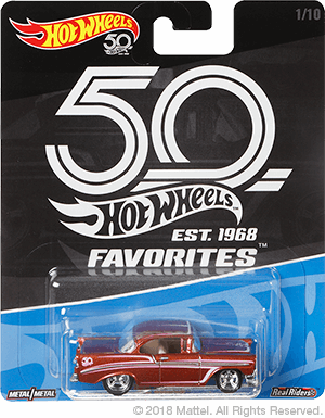 hot wheels 50th anniversary favourites