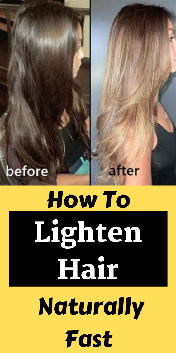 Lighten hair naturally cornipod