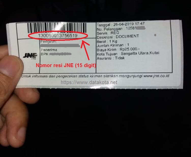 Contoh No Resi Jne Yang Benar Ada Berapa Digit Angka Datakota