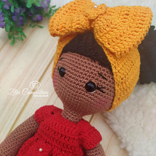 Boneca JUJU Amigurumi