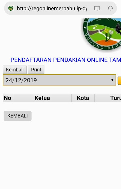 Kuota Pendakian Gunung Merbabu Tanggal 24 Desember 2019