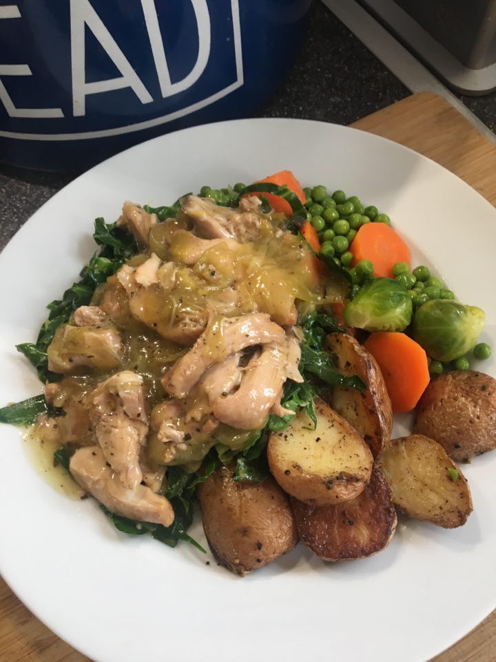 Slow cooker chicken and leek casserole (Slimming World friendly)