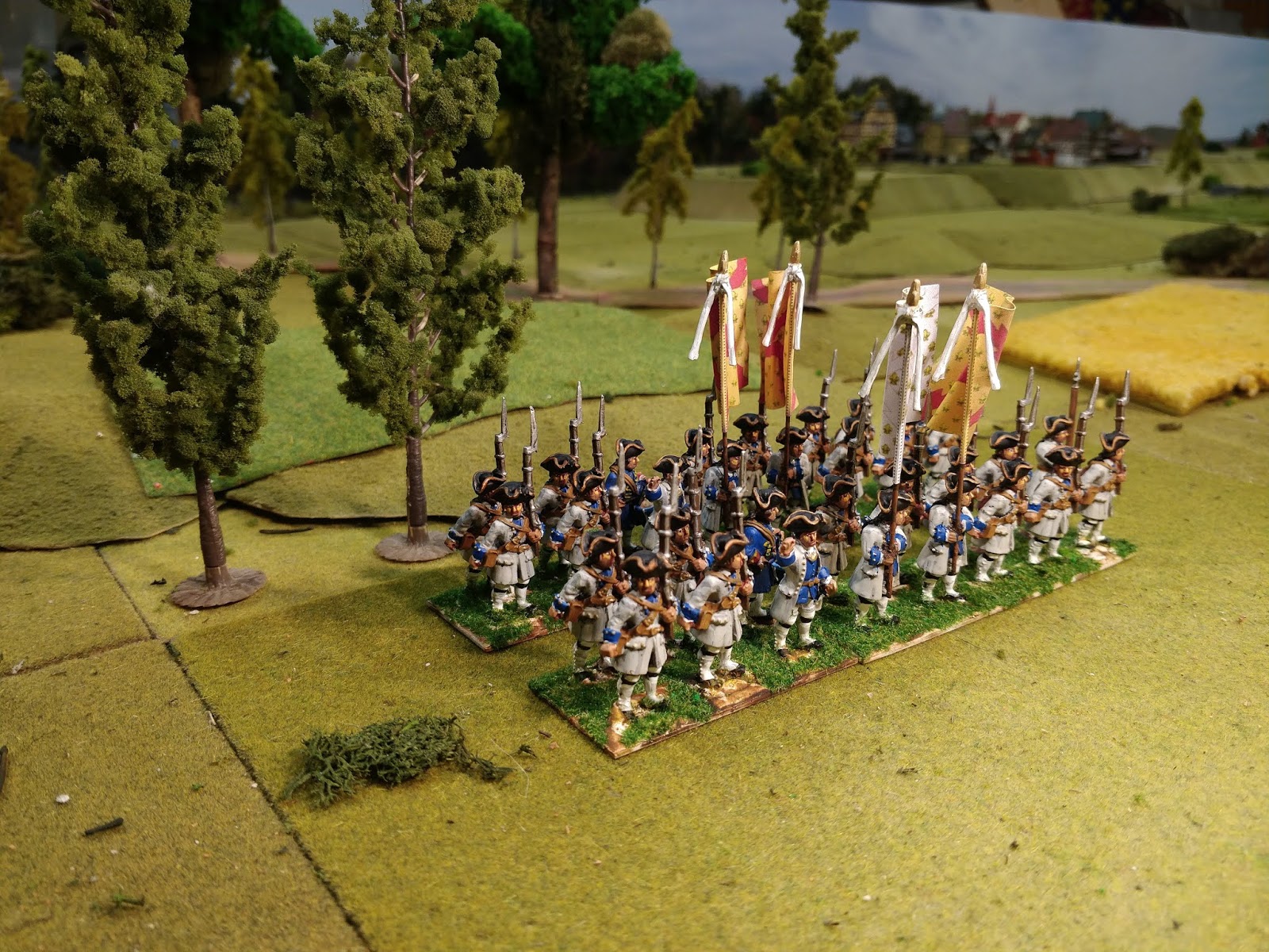 Painting Wargames Figures 28mm SYW French IR59 Royal Comtois
