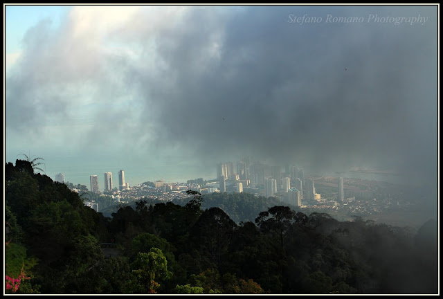 Penang Hill, panorama from above, 2019