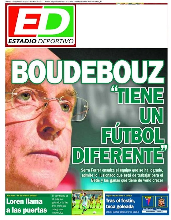 Betis, Estadio Deportivo: "Boudebouz tiene un fútbol diferente"
