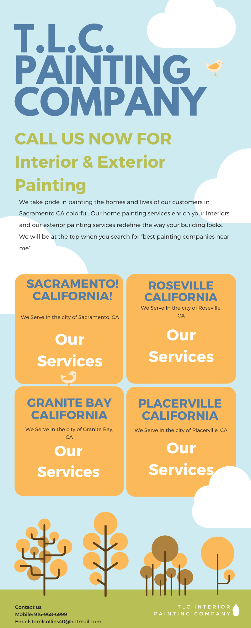 T.L.C. Painting Company | Interior painting company Folsom CA