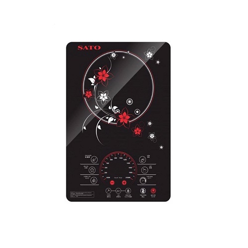 Bếp từ đơn SATO BT022, Tặng kèm nồi lẩu inox