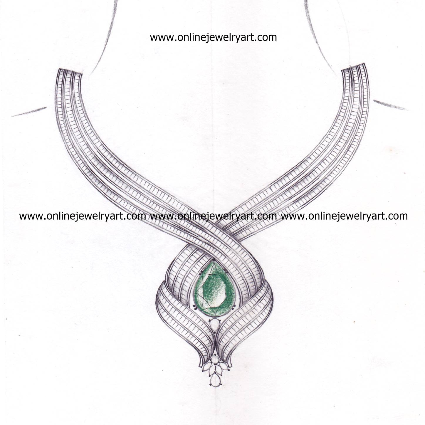 Necklace  Jewelry drawing Jewelry design drawing Jewellery design  sketches