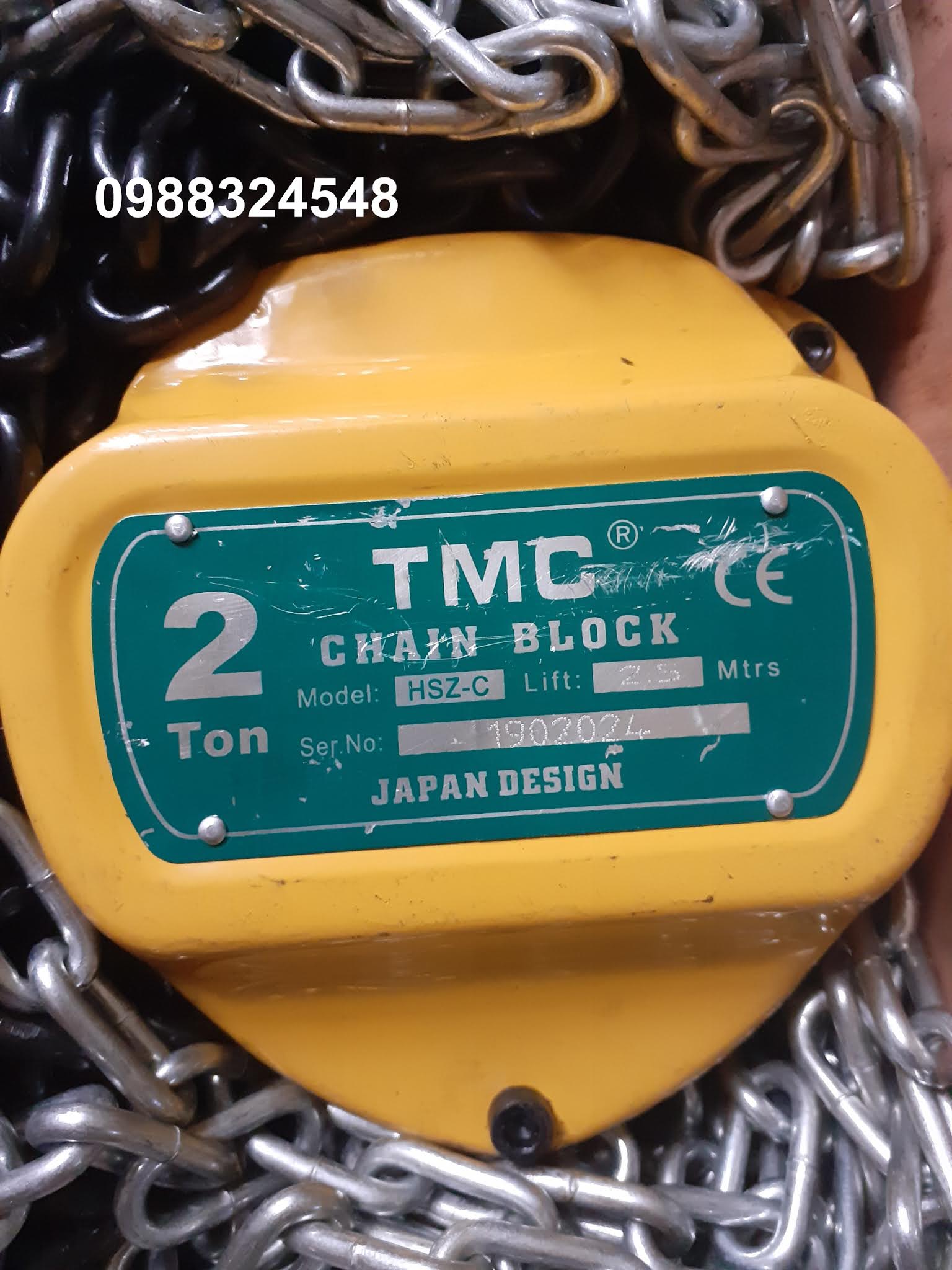 Pa lăng kéo tay TMC 2 tấn