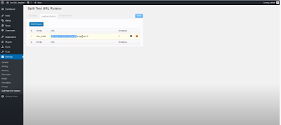 Copying The URL Rotation link in wordpress
