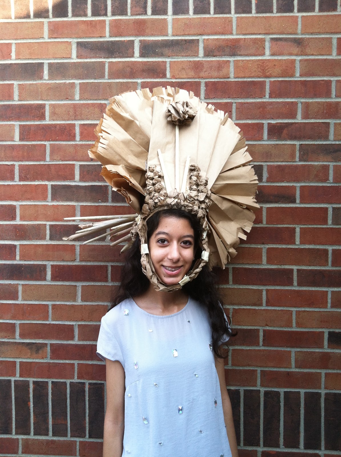Adventures of Creativity. Student Work Paper Bag Hats