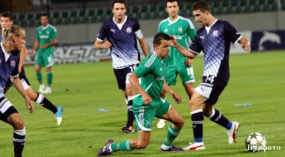 Лудогорец завърши при равенство 1:1 срещу Динамо Загреб в дебютната си среща в Европа. 